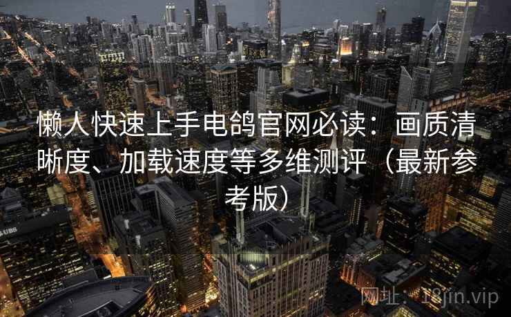 懒人快速上手电鸽官网必读：画质清晰度、加载速度等多维测评（最新参考版）