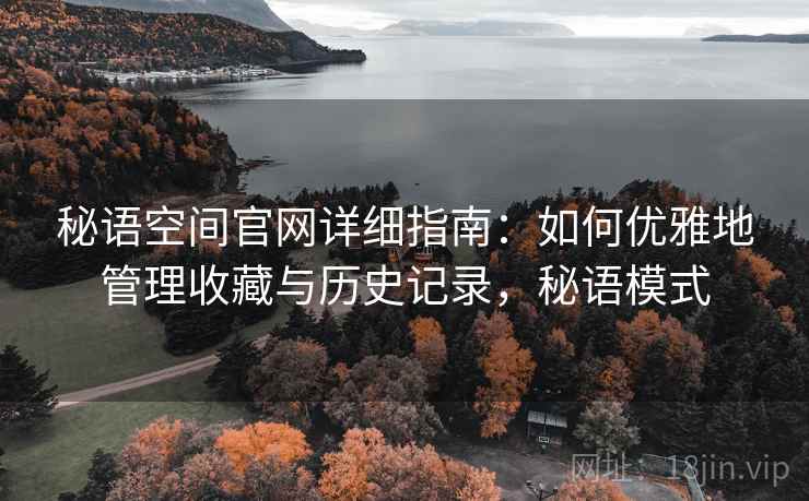 秘语空间官网详细指南：如何优雅地管理收藏与历史记录，秘语模式