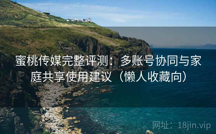 蜜桃传媒完整评测：多账号协同与家庭共享使用建议（懒人收藏向）