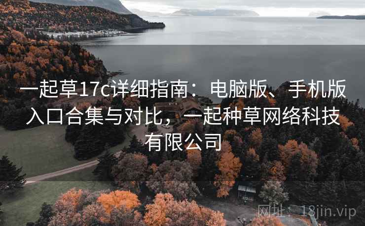 一起草17c详细指南：电脑版、手机版入口合集与对比，一起种草网络科技有限公司